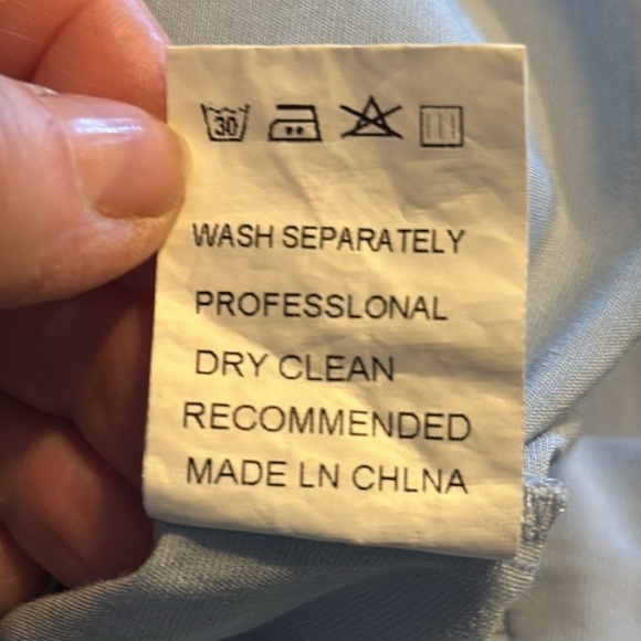 Kirundo Sweet Babydoll Tiered Soft Blue Sleeveless Dress Ballet core Fairy core - Picture 9 of 9